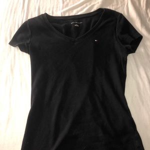TOMMY HILFIGER Black Cotton Shirt